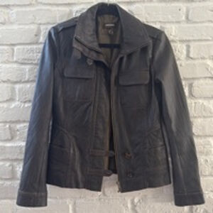 Women's Danier Leather Jacket Size S, Brown